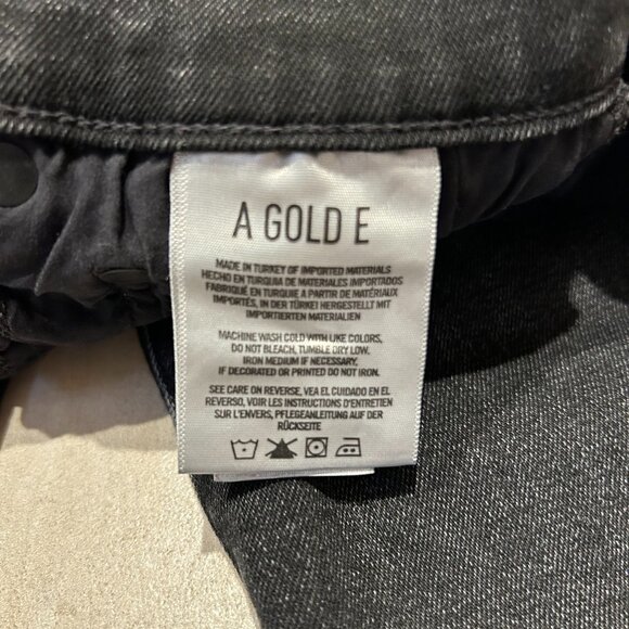 Womens AGOLDE Sophie A018 C-844 Black Distressed Crop Skinny Jeans Chewed Hem 27 - Picture 13 of 13